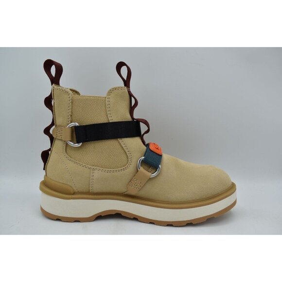 Sorel Women Size 9 Hi-Line EQ Chalk Ceramic Suede Waterproof Chelsea Boots - Picture 7 of 10